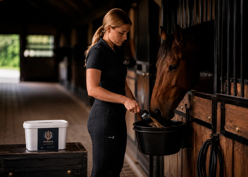 Seahorse zeewier voor paarden